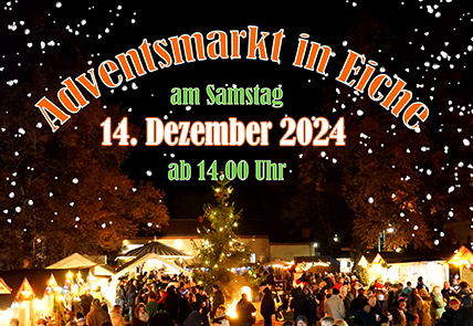 Ankündigung Adventsmarkt Eiche